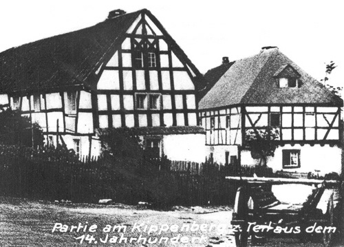 Haus Muue, Postkarte 1935, Repro DGKV